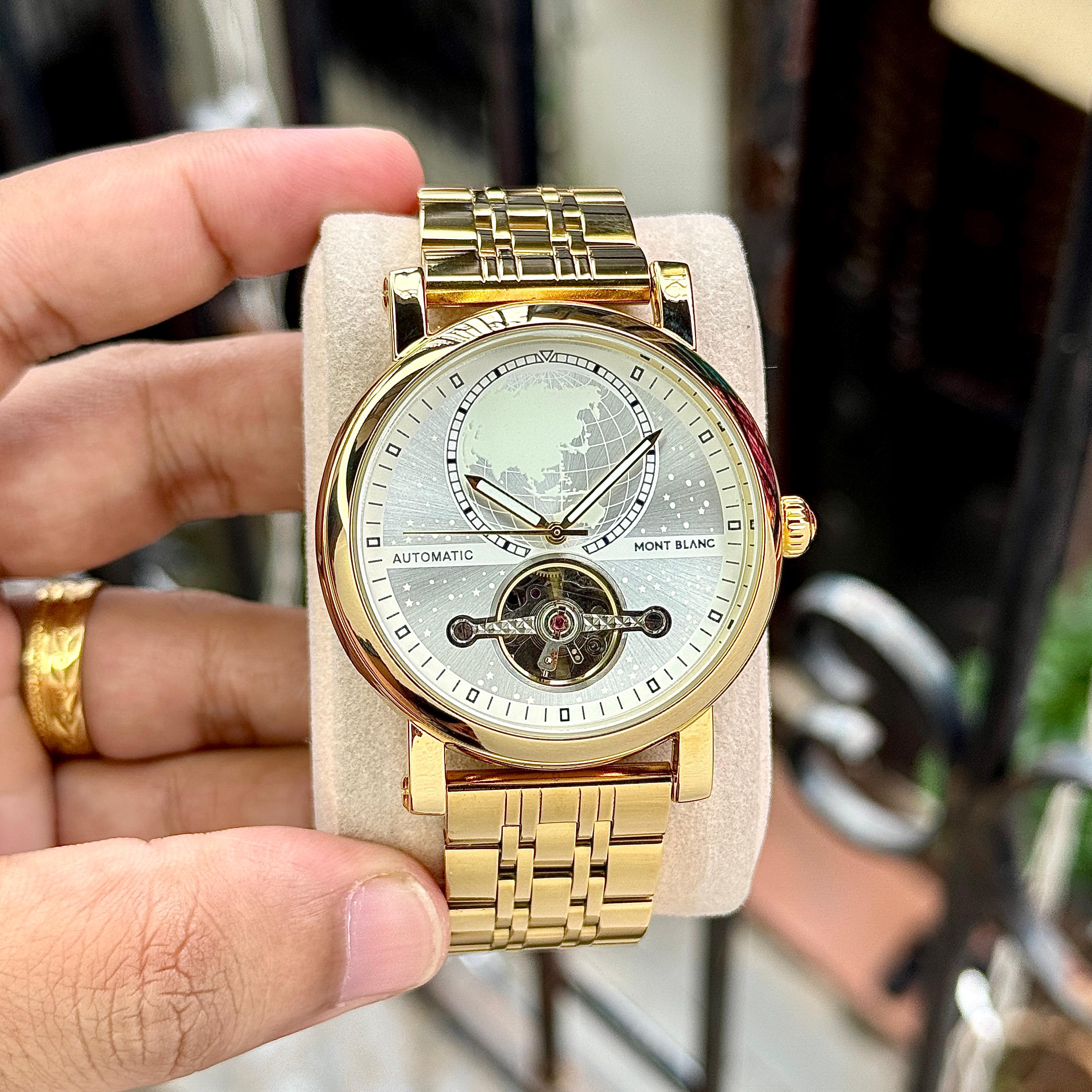 MONT BLANC HERITAGE – GOLD WORLD TIME AUTOMATIC