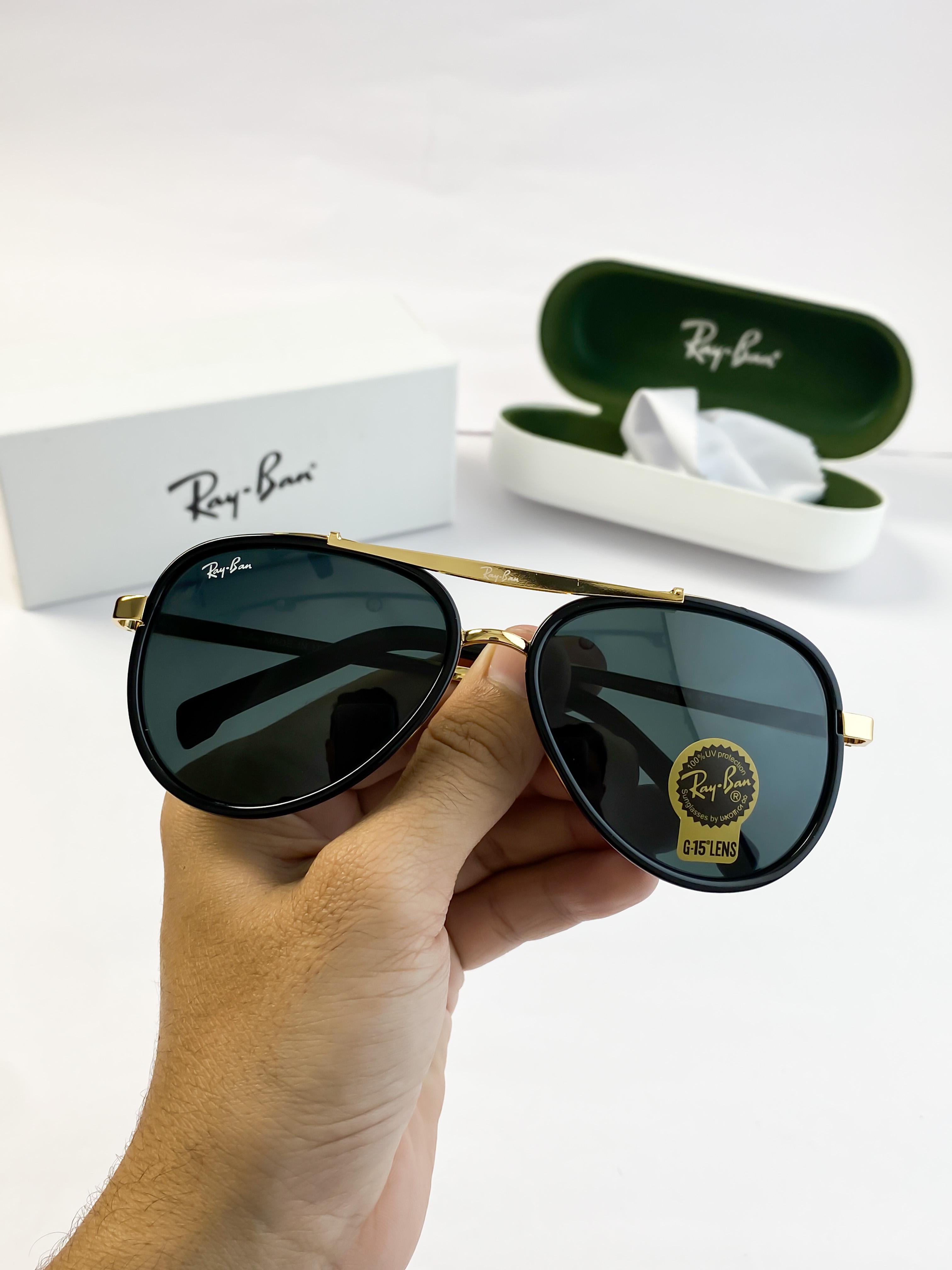 RAYBAN GOLD BLACK 4414