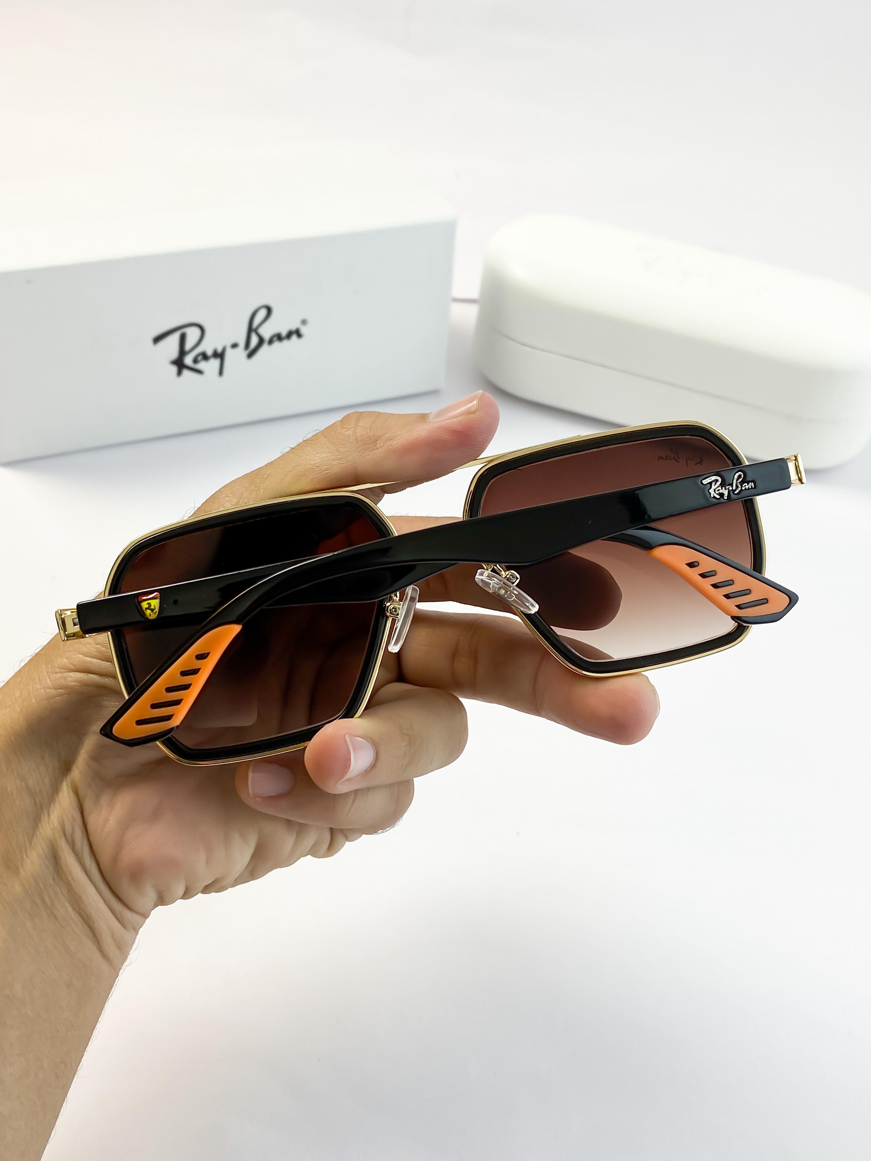 RAYBAN GOLD BROWN 10