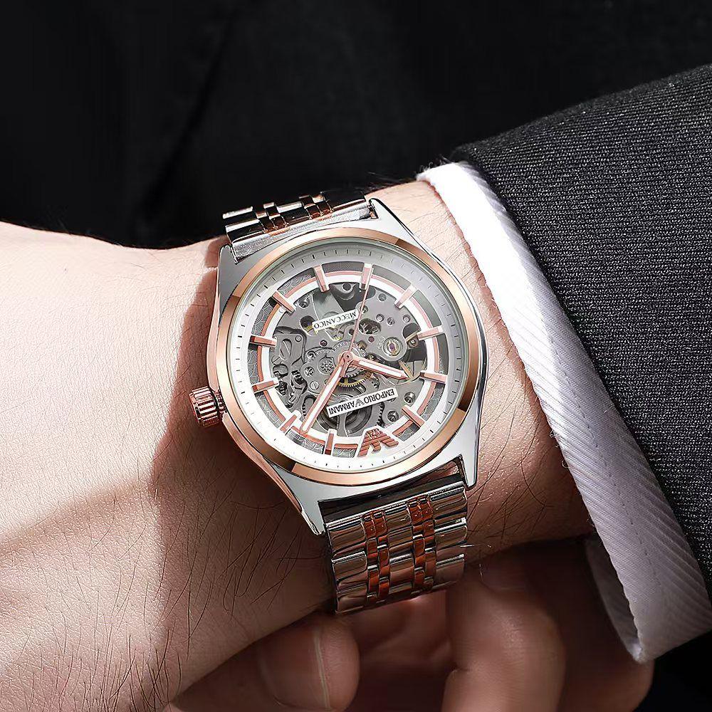 Emporio Armani Meccanico Stainless Steel Men's Watch