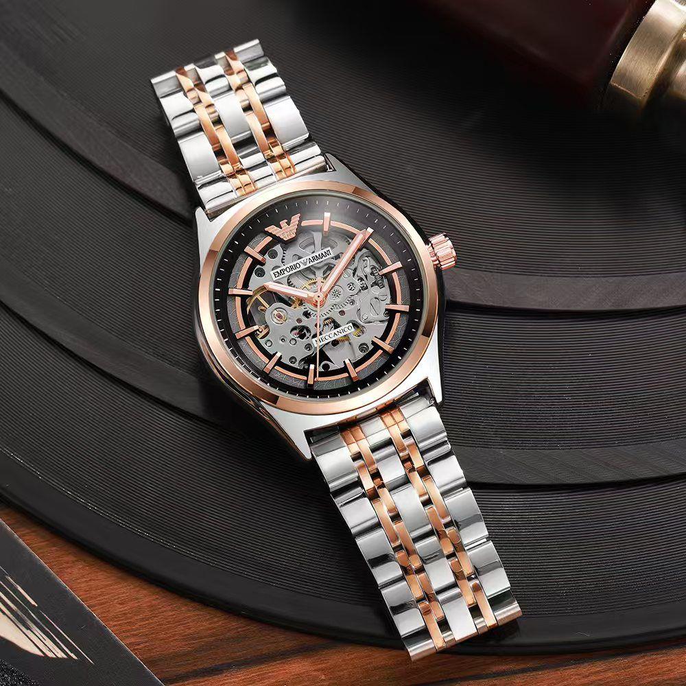 Emporio Armani Meccanico Stainless Steel Men's Watch