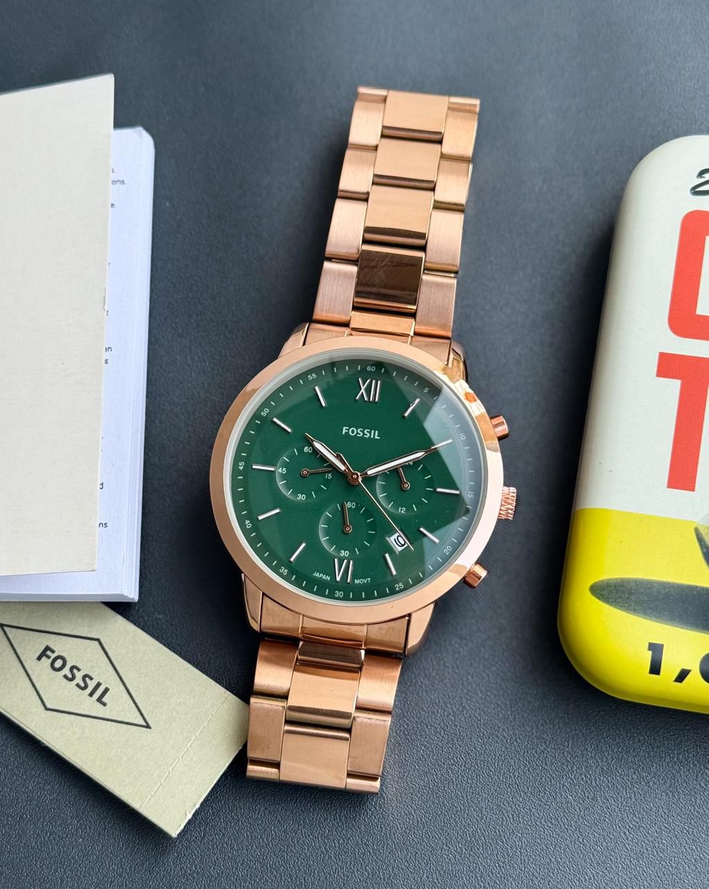 Fossil Green Dial For Men