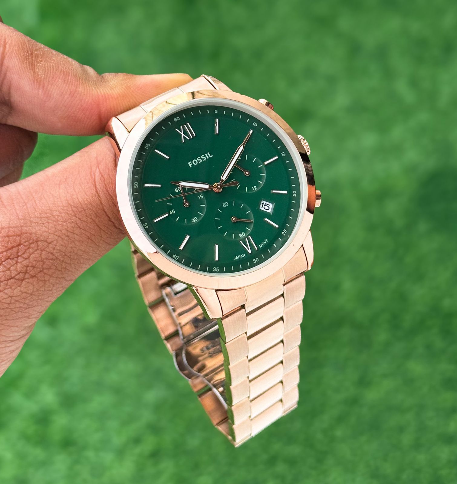 Fossil Green Dial For Men