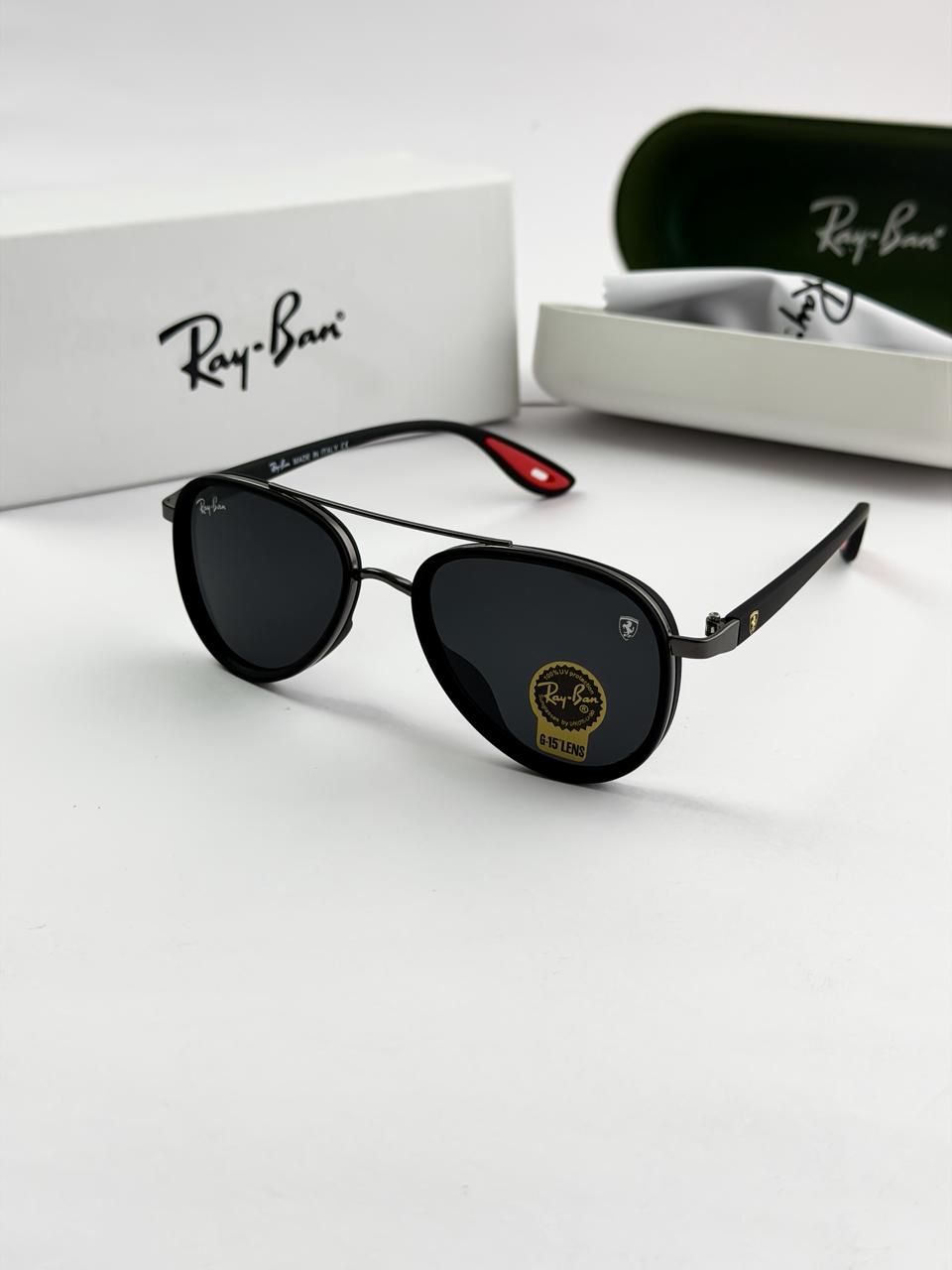 RAYBAN BLACK 3676