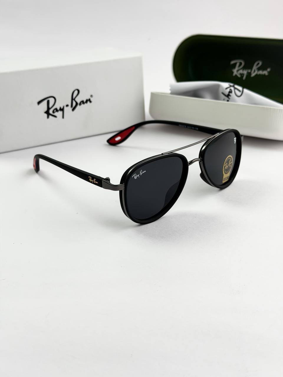 RAYBAN BLACK 3676