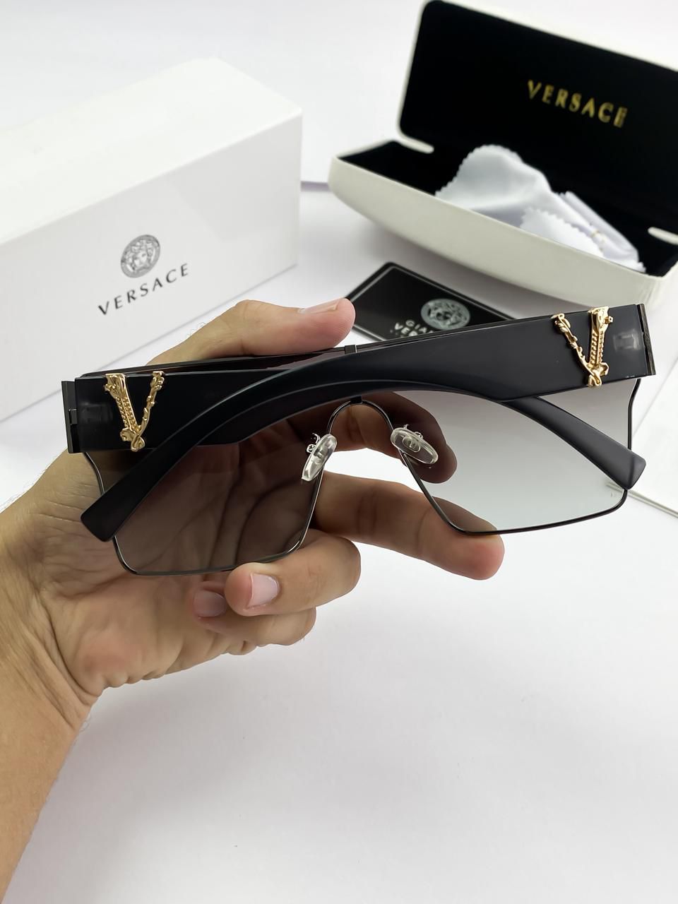 VERSACE GREY SHADED 10086