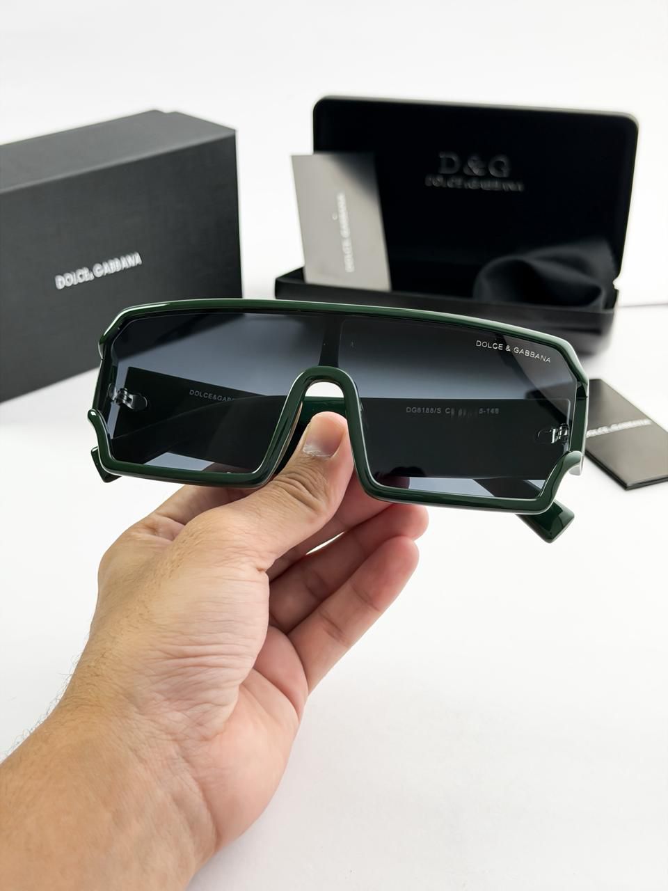 DOLCE & GABBANA GREEN BLACK