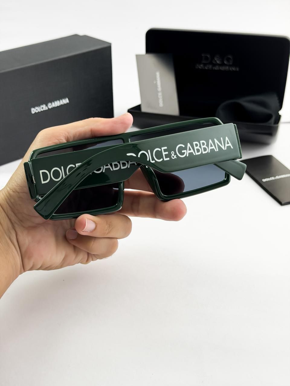 DOLCE & GABBANA GREEN BLACK
