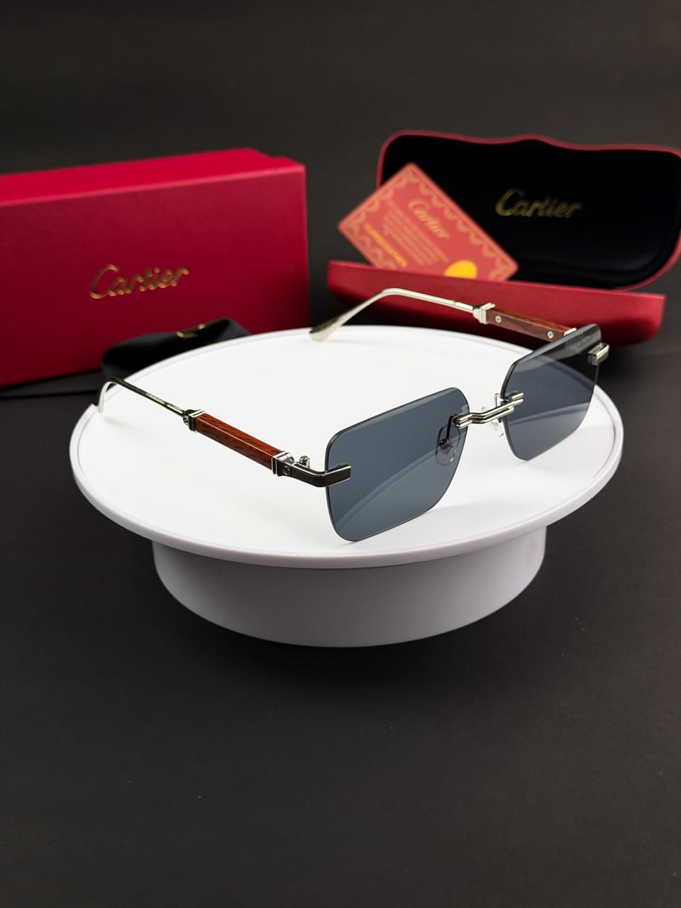 CARTIER SILVER BLACK 048