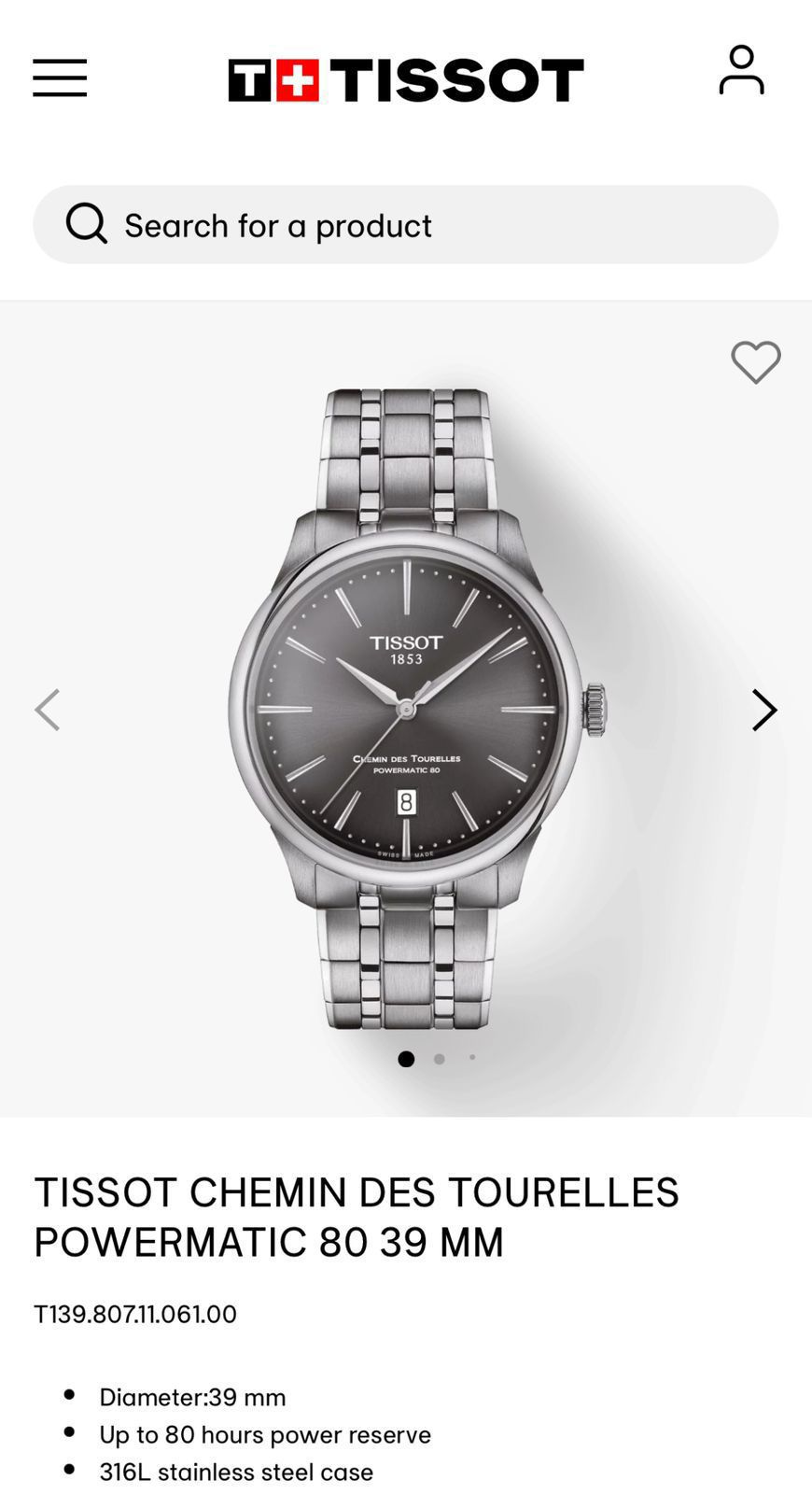 Tissot Automatic T-CLASSIC 