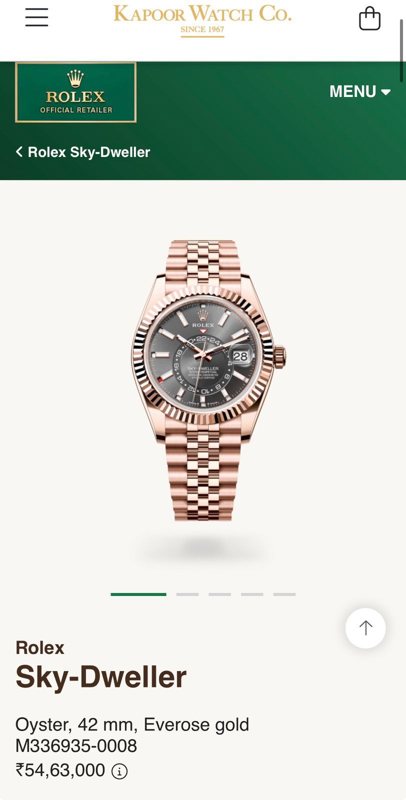 ROLEX SKY-DWELLER Fully automatic