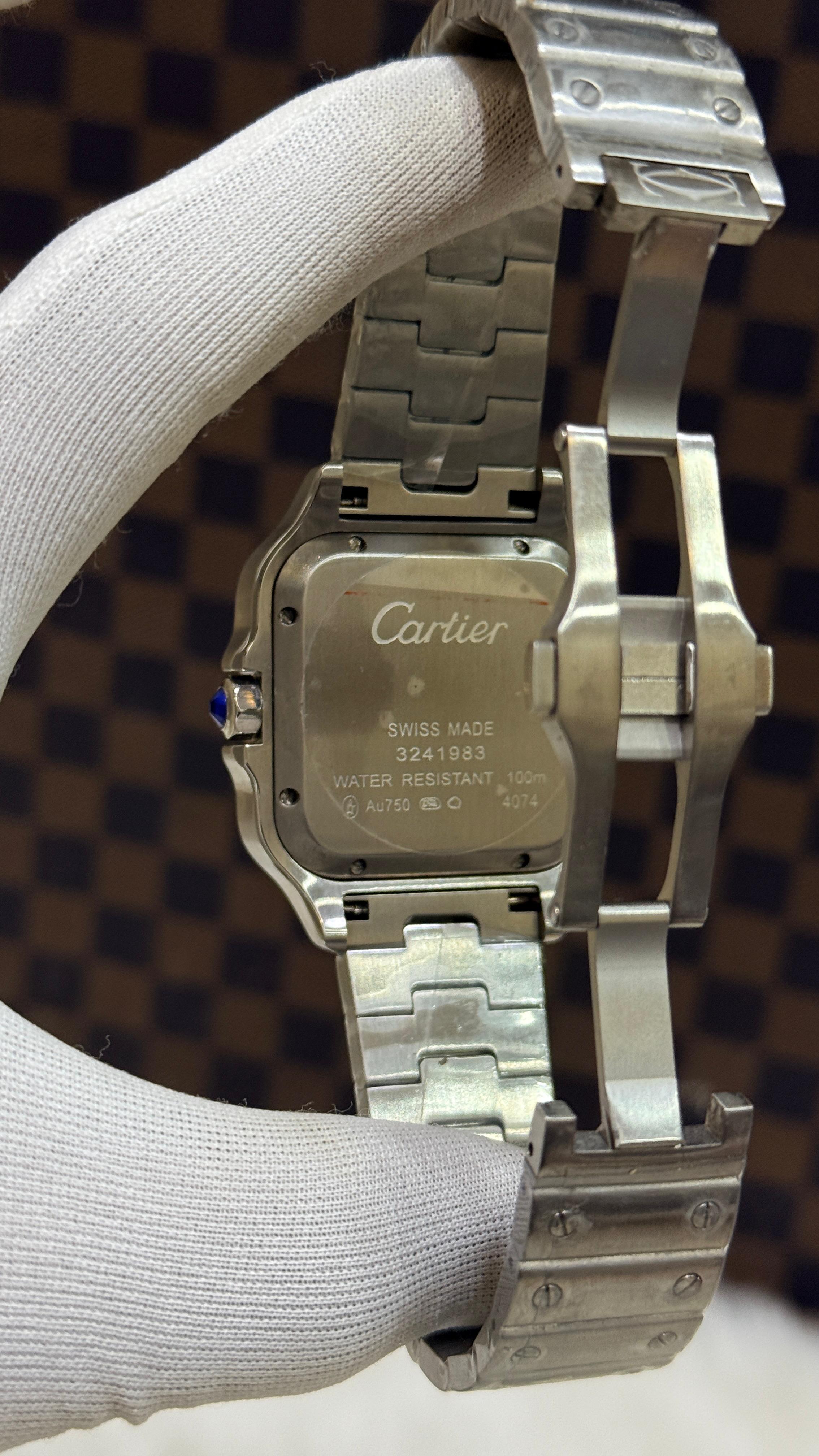 CARTIER - Santos de Cartier Blue Dial Edition