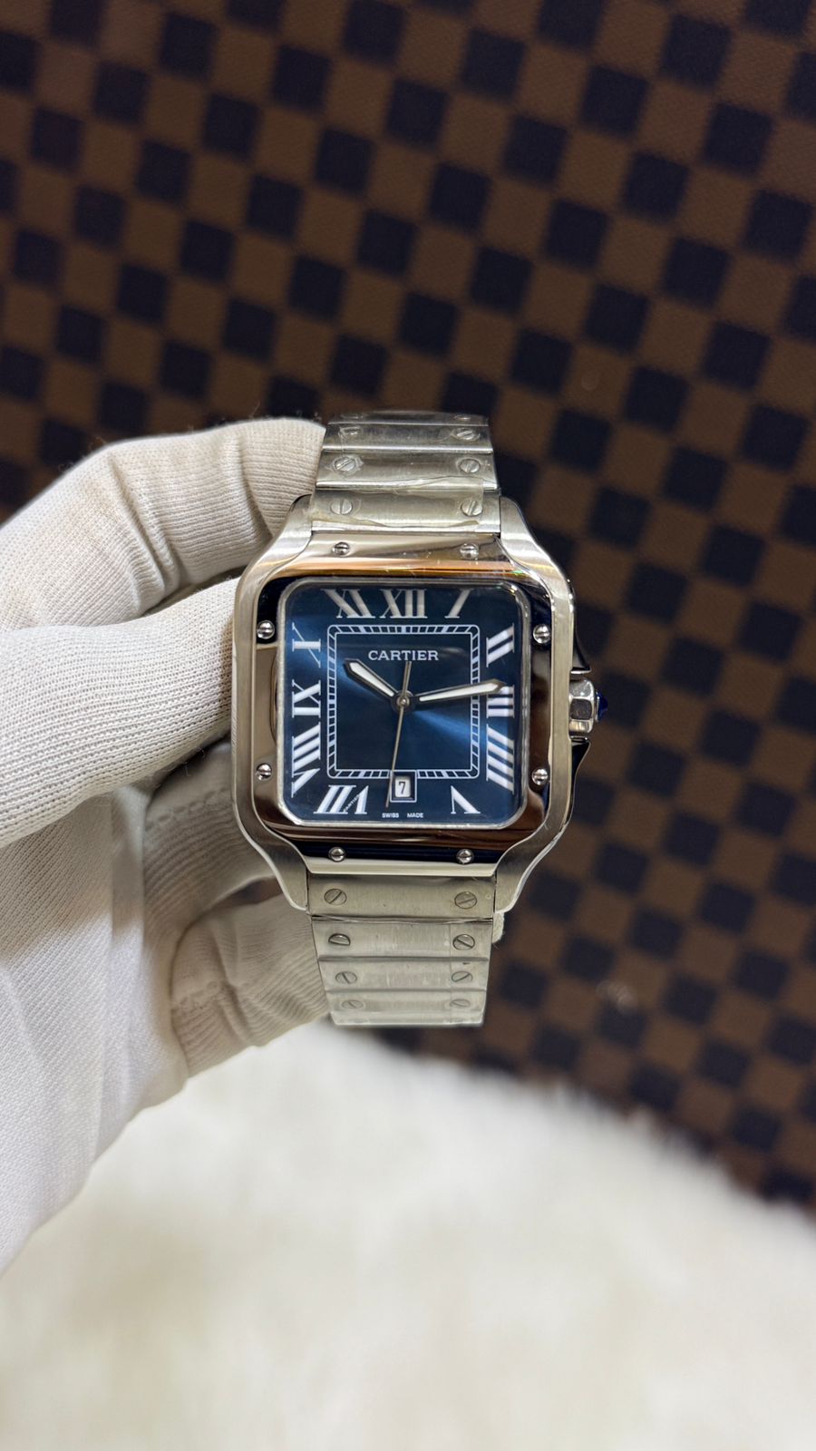 CARTIER - Deep Navy Blue Dial