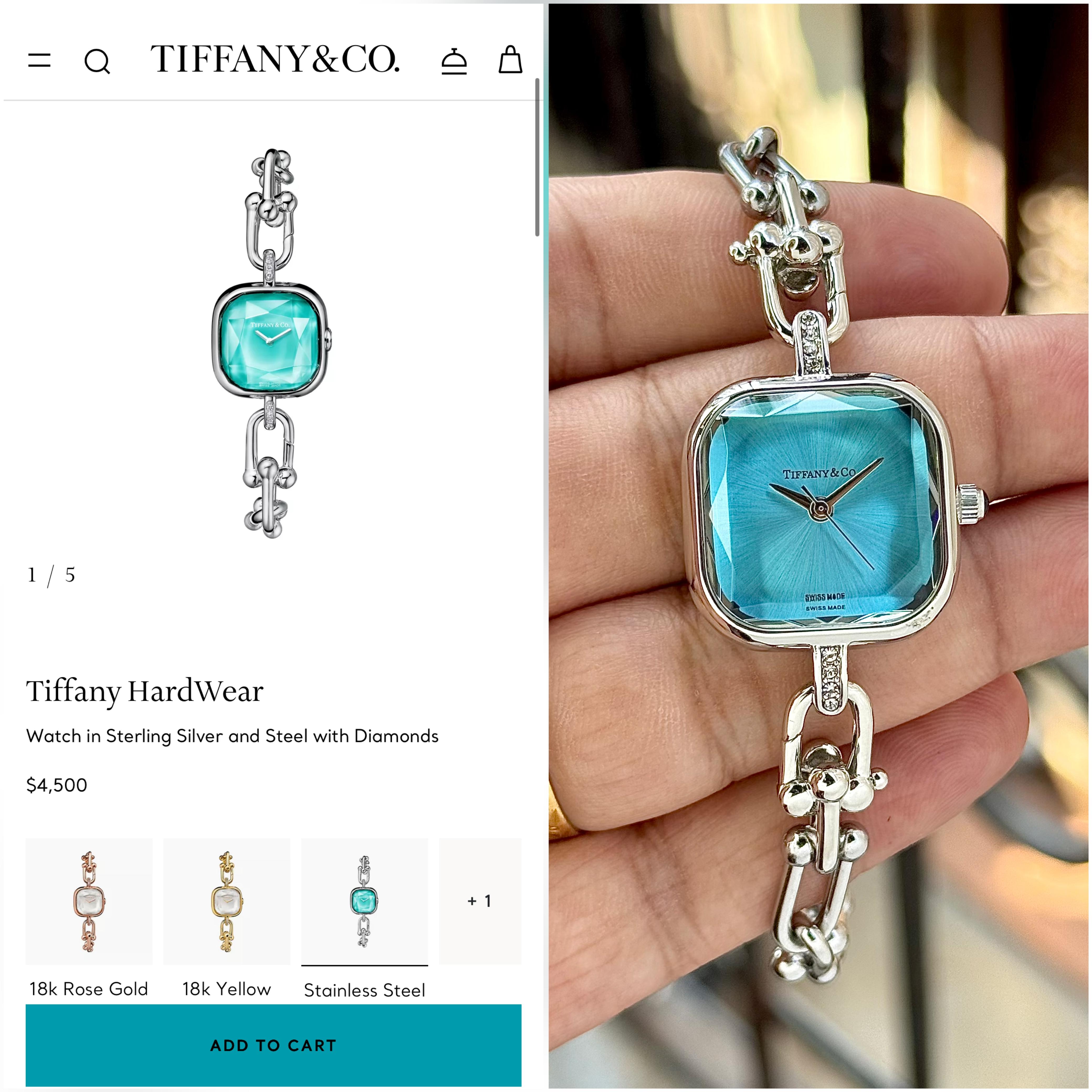Tiffany & Co. Silver Watch Timeless Elegance Tiffany & Co. brings back iconic Atlas watch collection  main image 3